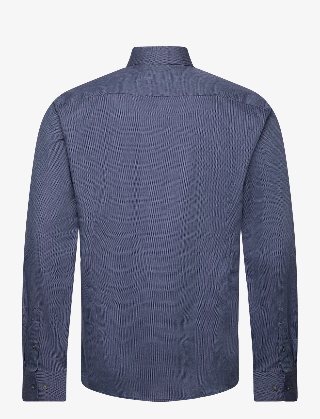Bruun & Stengade - BS Edvald Slim Fit Shirt - peruskauluspaidat - dark blue - 1