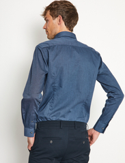 Bruun & Stengade - BS Edvald Slim Fit Shirt - basic skjorter - dark blue - 6