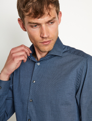 Bruun & Stengade - BS Edvald Slim Fit Shirt - basic skjorter - dark blue - 8