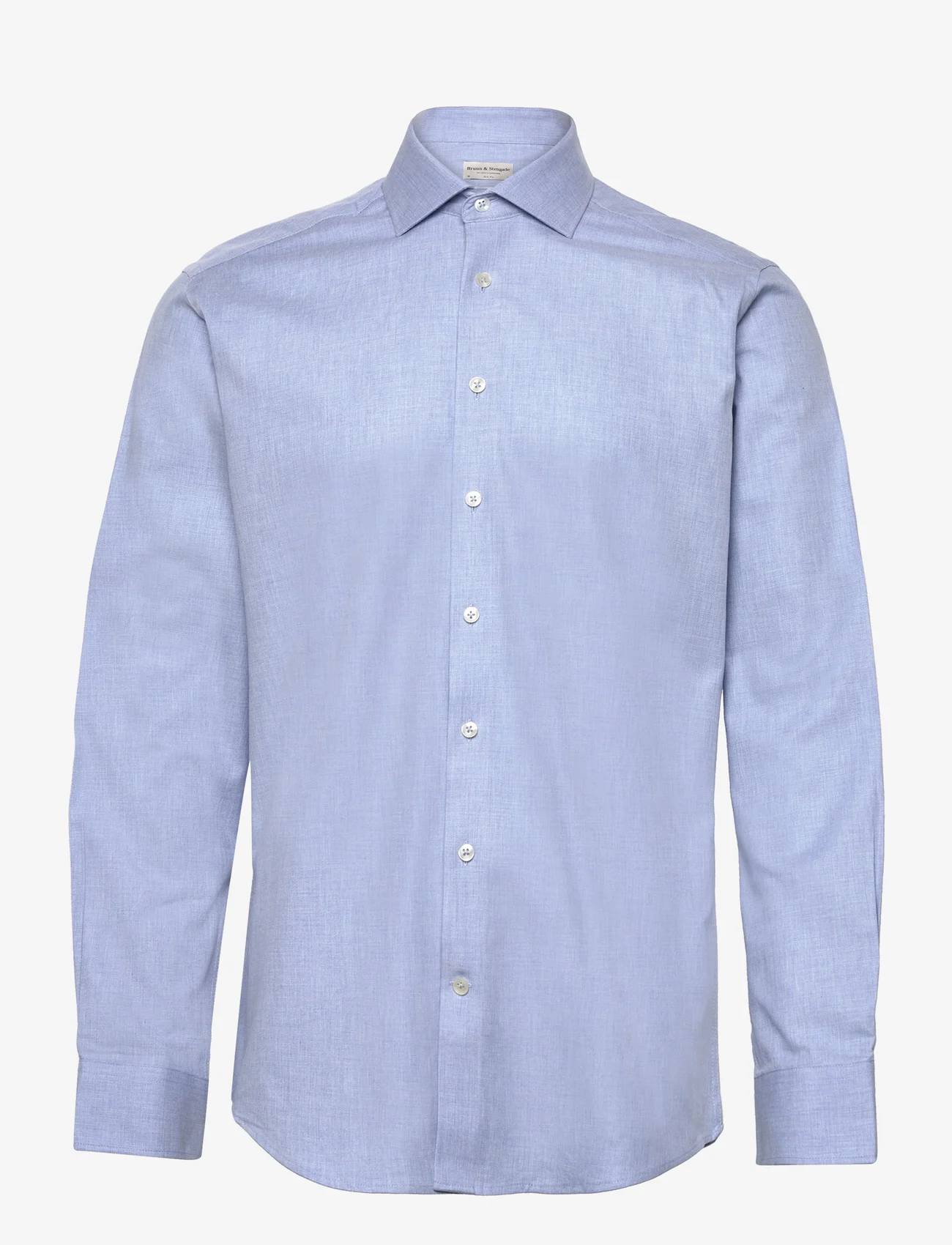 Bruun & Stengade - BS Filippo Slim Fit Shirt - basic skjorter - light blue - 0