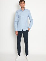 Bruun & Stengade - BS Filippo Slim Fit Shirt - basic shirts - light blue - 2