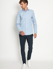 Bruun & Stengade - BS Filippo Slim Fit Shirt - basic shirts - light blue - 3