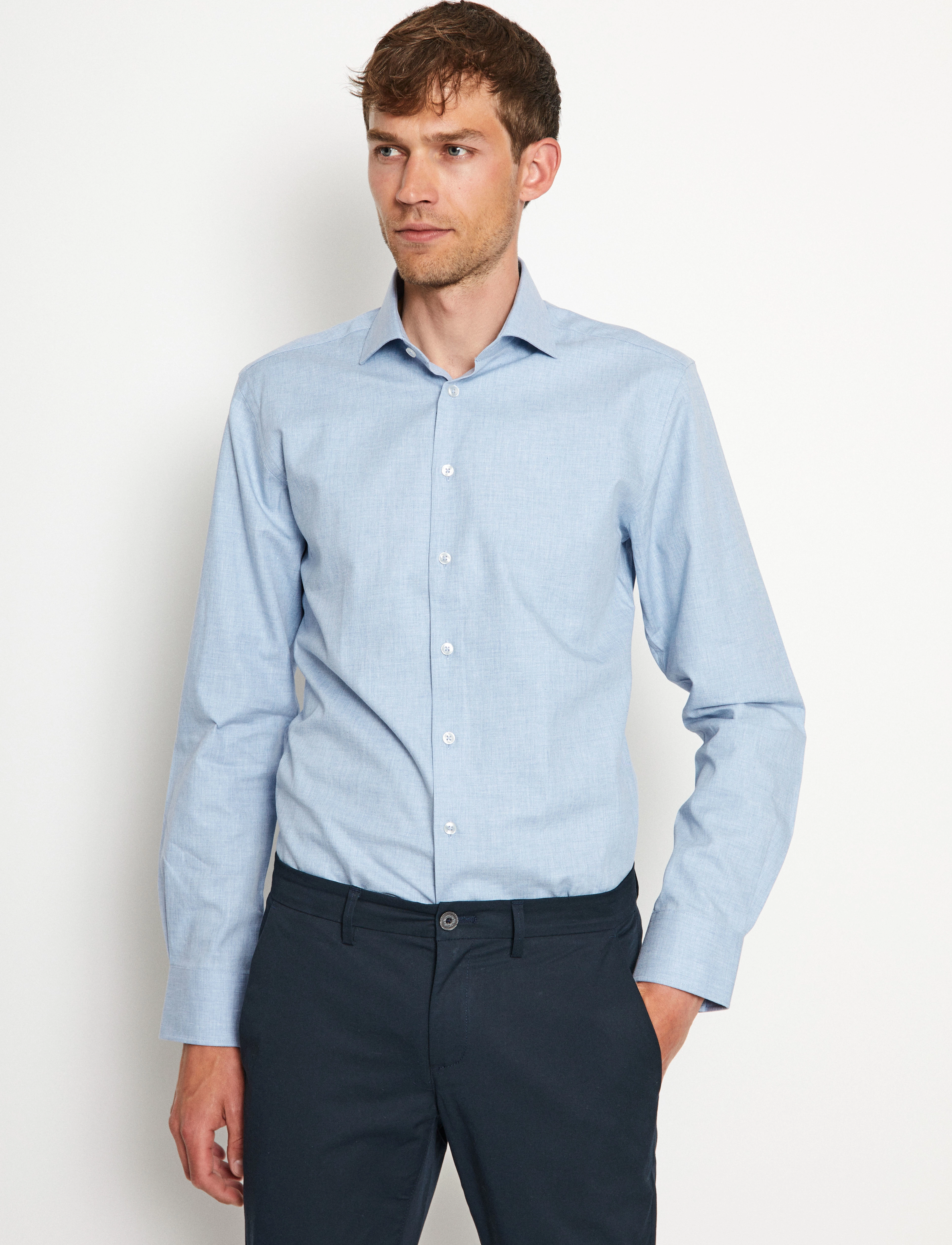 Bruun & Stengade - BS Filippo Slim Fit Shirt - light blue - 4