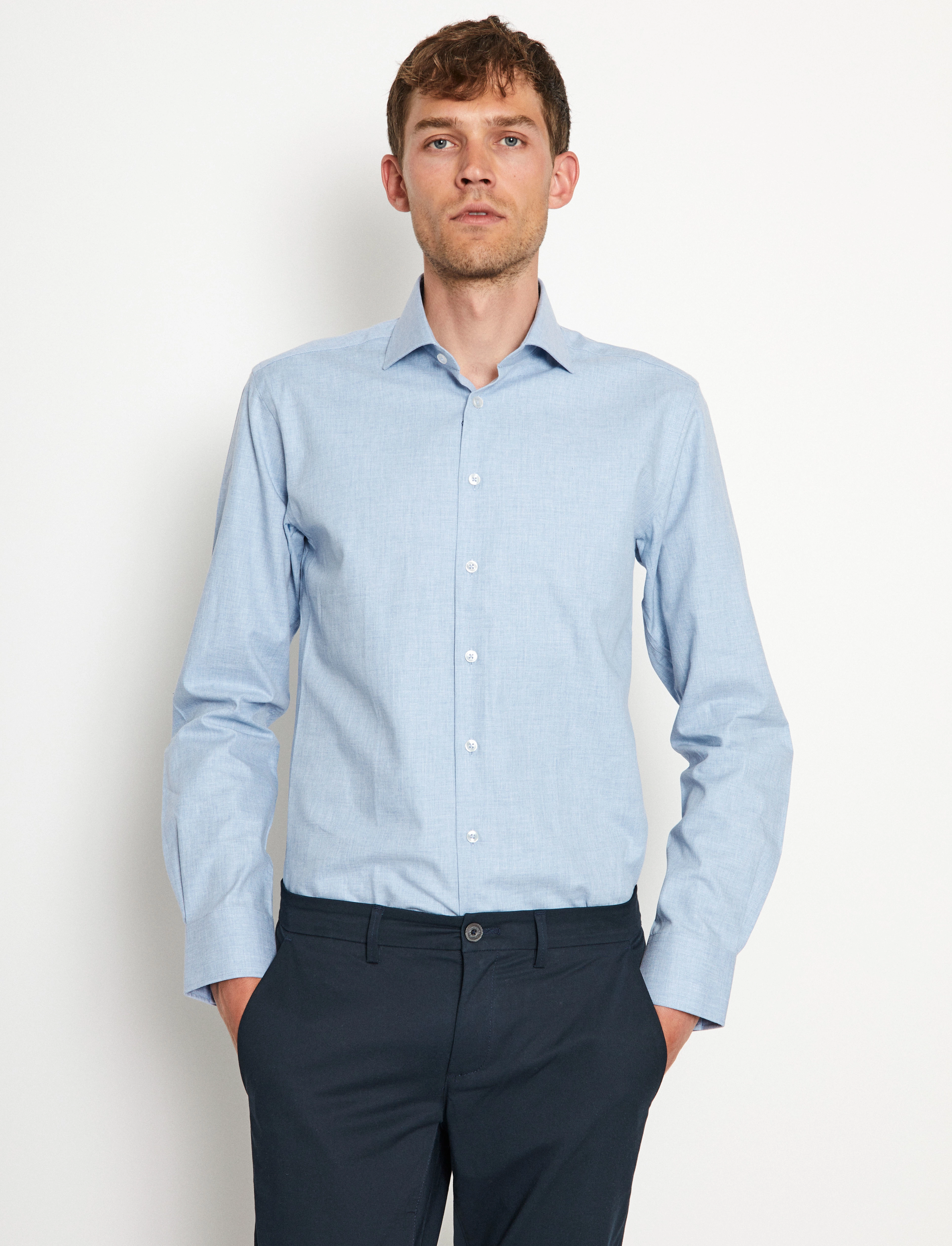 Bruun & Stengade - BS Filippo Slim Fit Shirt - light blue - 5