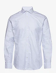 Bruun & Stengade - BS Thompson Slim Fit Shirt - basic shirts - light blue/white - 0