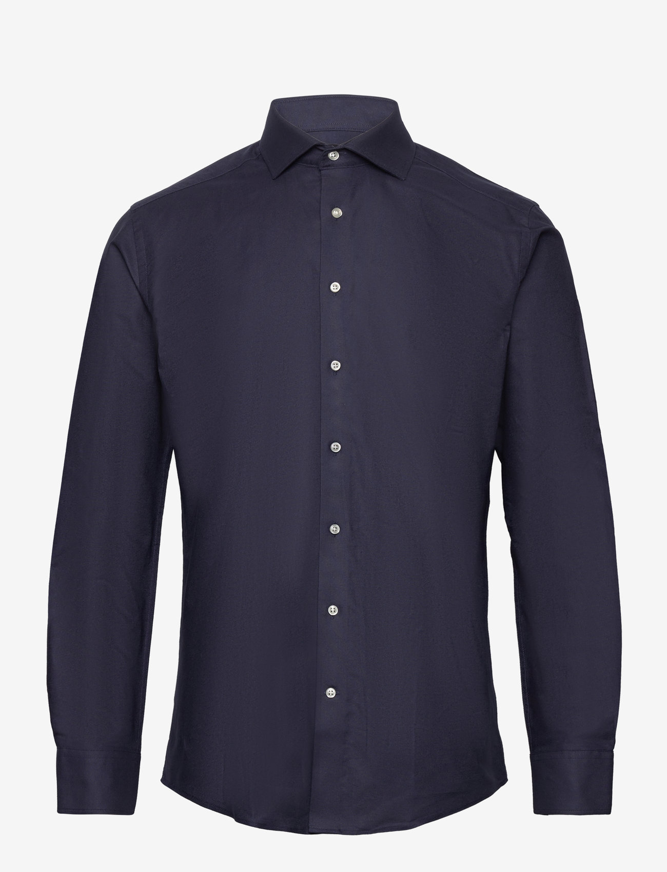 Bruun & Stengade - BS Thompson Slim Fit Shirt - laisvalaikio marškiniai - navy - 0