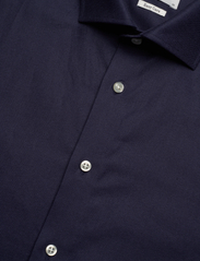 Bruun & Stengade - BS Thompson Slim Fit Shirt - laisvalaikio marškiniai - navy - 3
