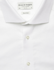 Bruun & Stengade - BS Thompson Slim Fit Shirt - basic skjortor - white - 2