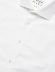 Bruun & Stengade - BS Thompson Slim Fit Shirt - peruskauluspaidat - white - 3