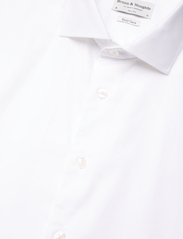 Bruun & Stengade - BS Karl Slim Fit Shirt - peruskauluspaidat - white - 3