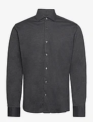 Bruun & Stengade - BS Miller Slim Fit Shirt - basic skjortor - charcoal - 0
