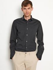 Bruun & Stengade - BS Miller Slim Fit Shirt - basic skjortor - charcoal - 4