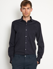 Bruun & Stengade - BS Miller Slim Fit Shirt - basic-hemden - navy - 4
