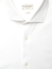 Bruun & Stengade - BS Miller Slim Fit Shirt - peruskauluspaidat - white - 6