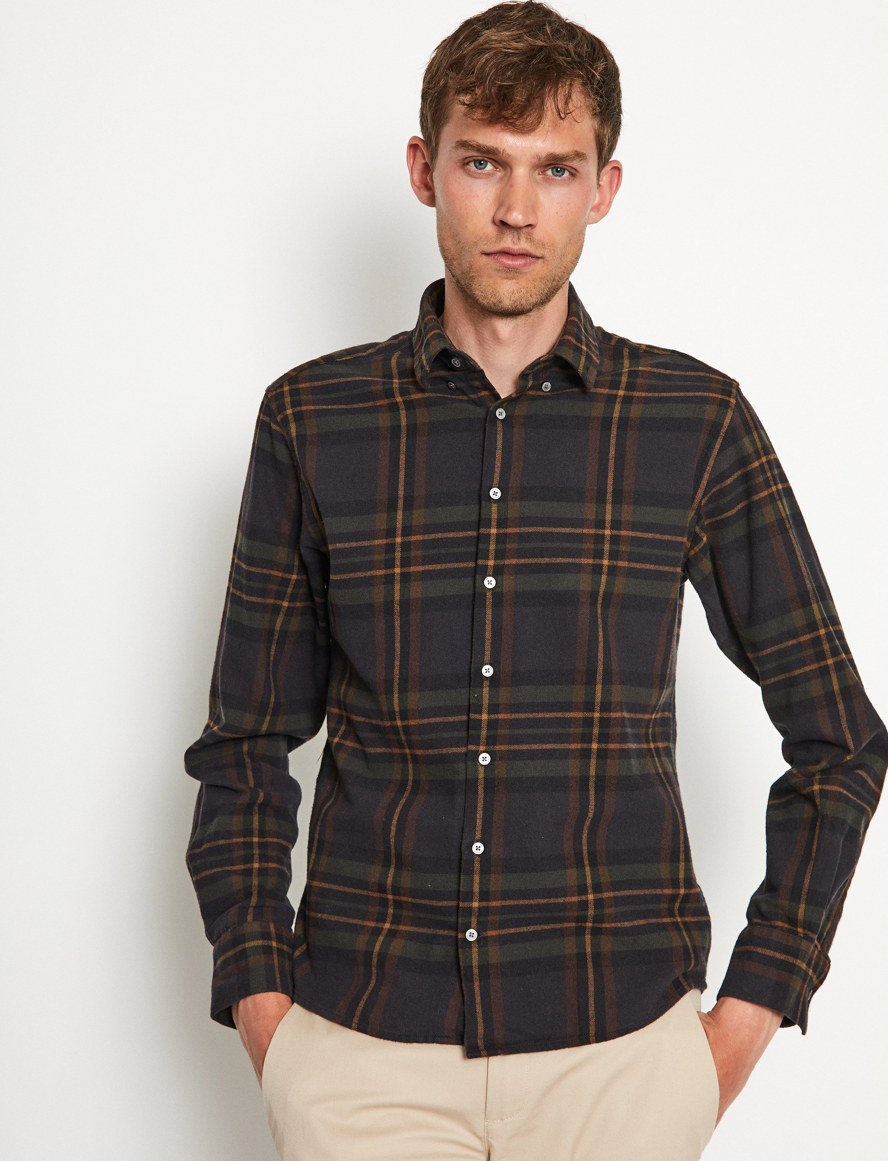 Bruun & Stengade - BS Snead Casual Slim Fit Shirt - green - 2