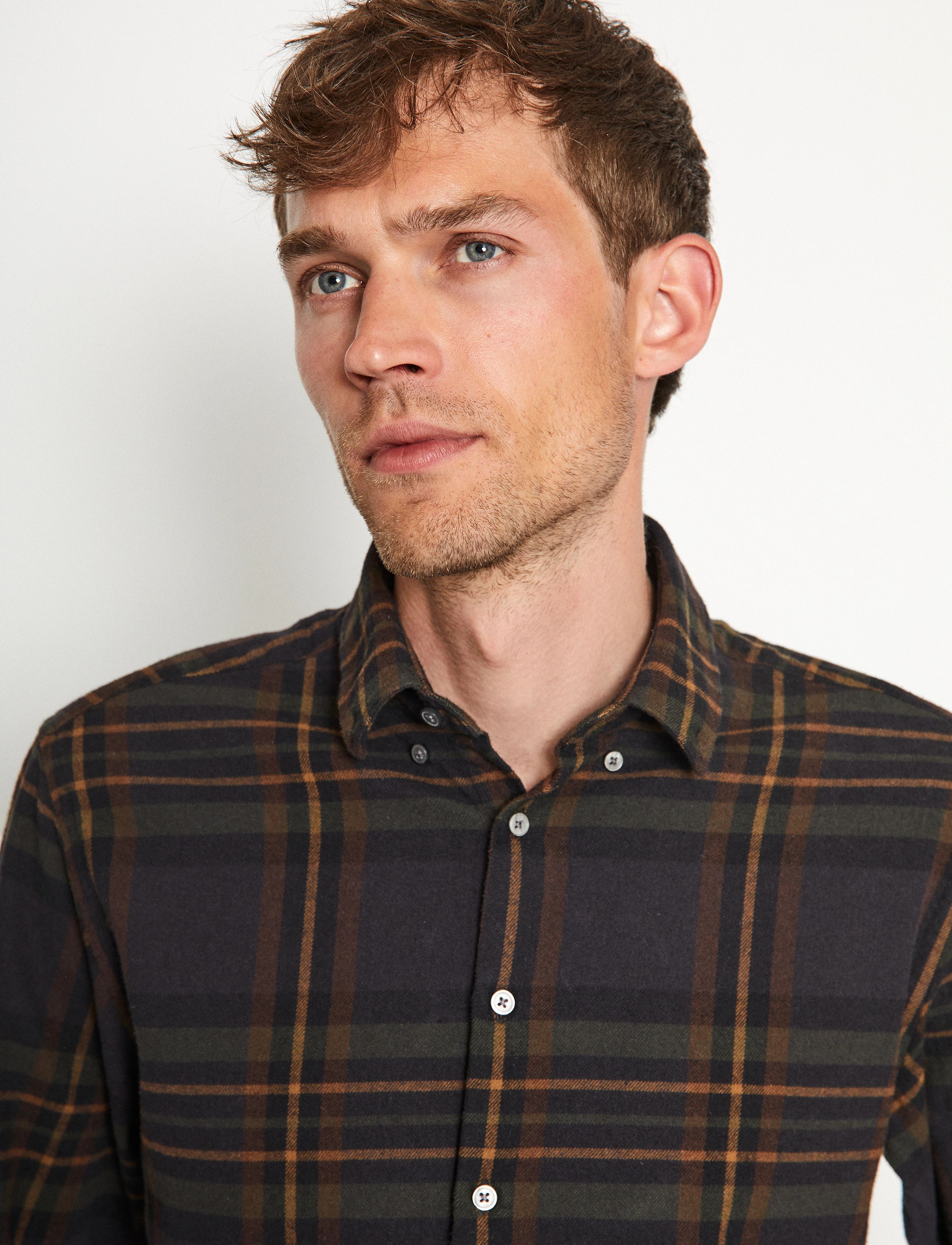 Bruun & Stengade - BS Snead Casual Slim Fit Shirt - green - 4