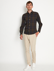 Bruun & Stengade - BS Snead Casual Slim Fit Shirt - checkered shirts - green - 9