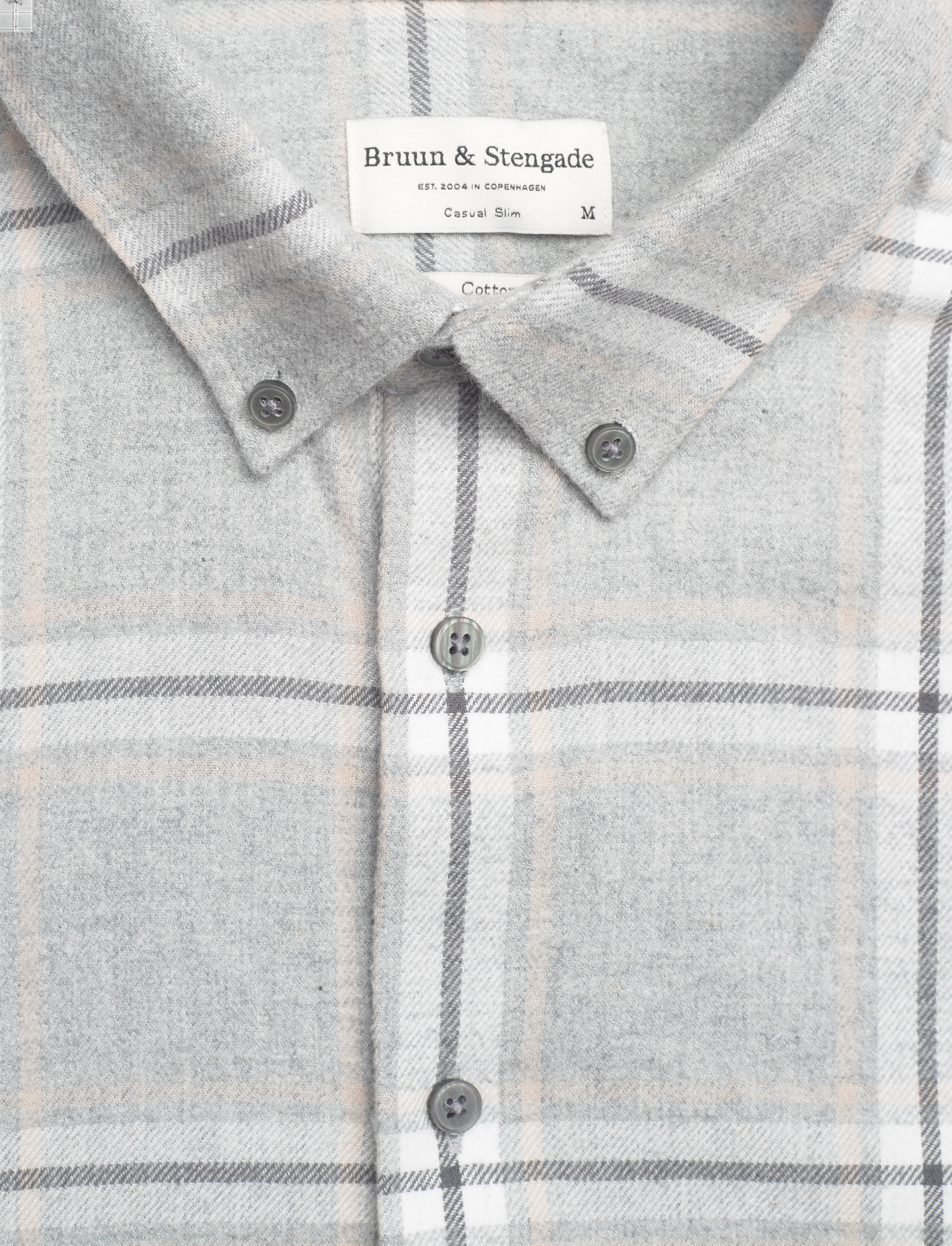 Bruun & Stengade - BS Langer Casual Slim Fit Shirt - light grey - 2