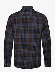 Bruun & Stengade - BS Watson Casual Slim Fit Shirt - checkered shirts - brown - 1