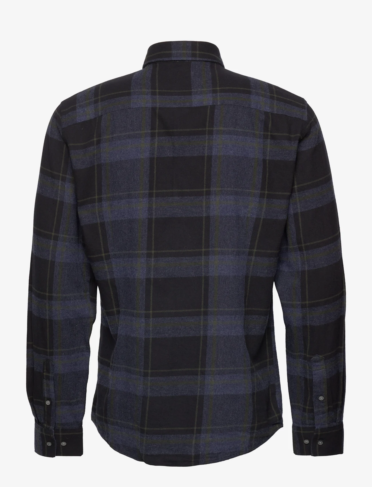 Bruun & Stengade - BS Faldo Casual Slim Fit Shirt - rutiga skjortor - blue - 1