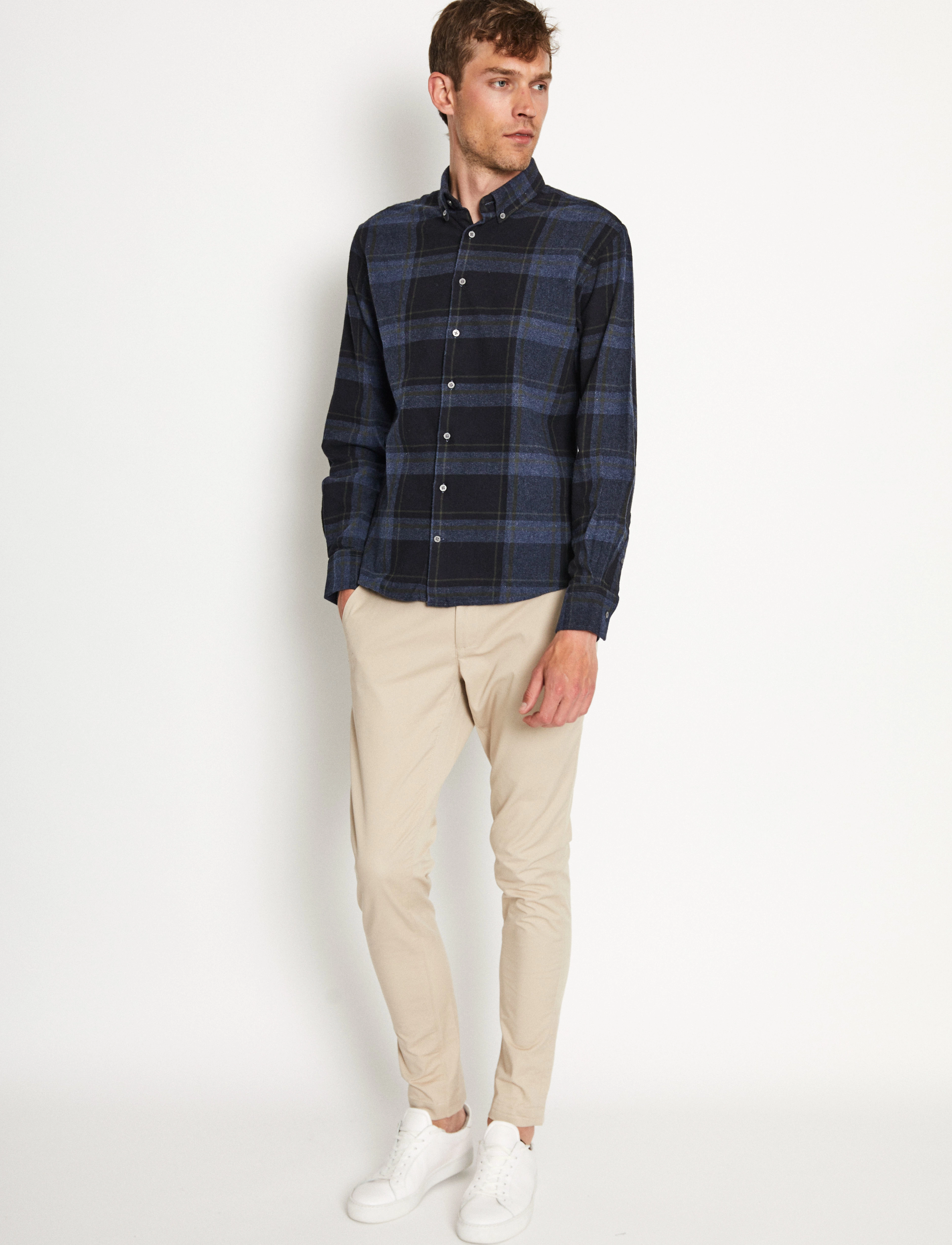Bruun & Stengade - BS Faldo Casual Slim Fit Shirt - blue - 3