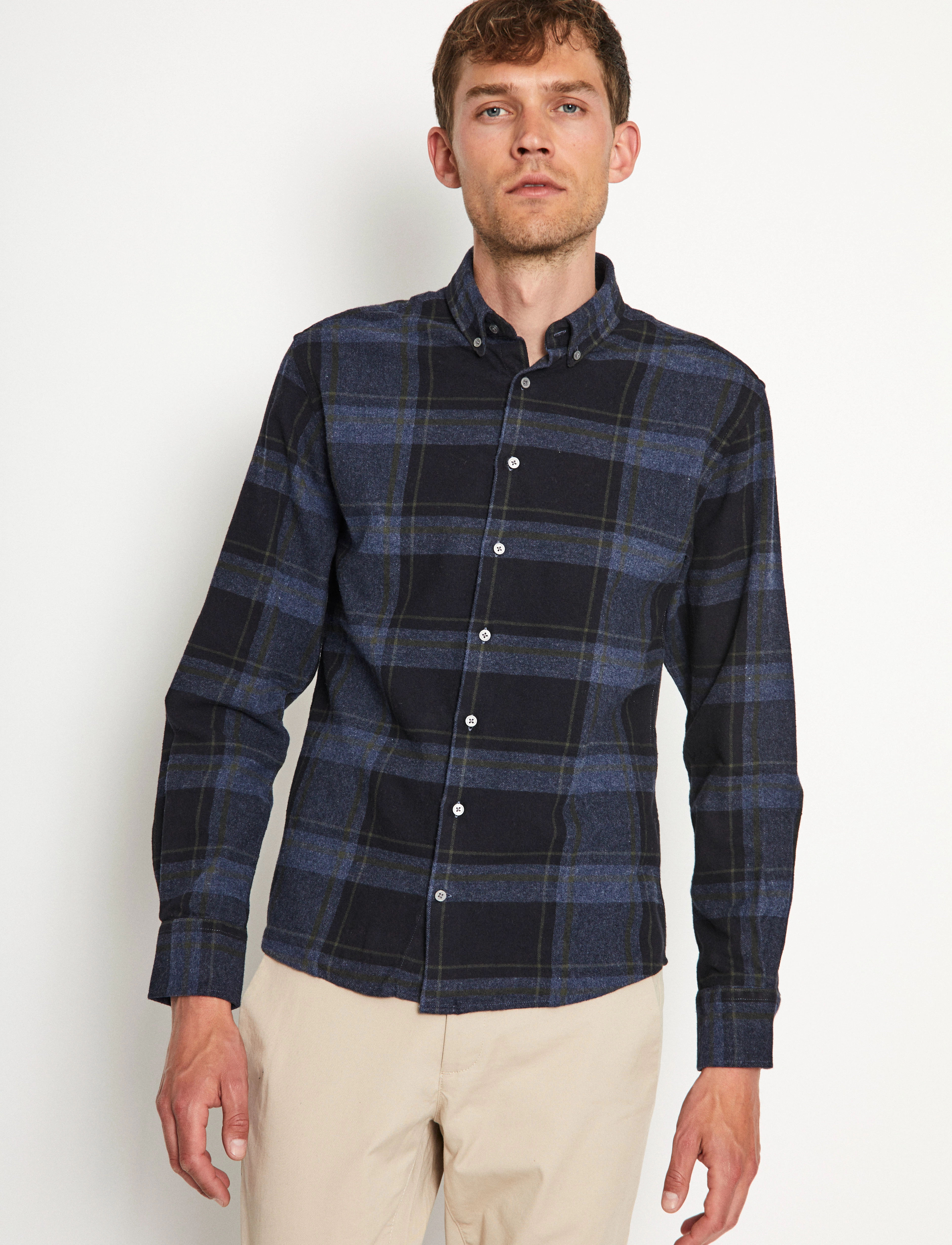 Bruun & Stengade - BS Faldo Casual Slim Fit Shirt - blue - 4