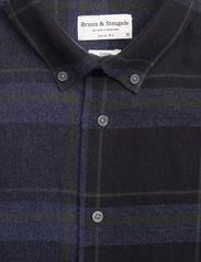 Bruun & Stengade - BS Faldo Casual Slim Fit Shirt - rutede skjorter - blue - 8
