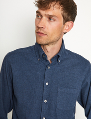 Bruun & Stengade - BS Floyd Casual Slim Fit Shirt - basic shirts - blue - 8