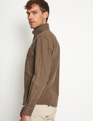Bruun & Stengade - BS Floyd Casual Slim Fit Shirt - peruskauluspaidat - brown - 6