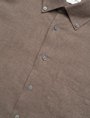 Bruun & Stengade - BS Floyd Casual Slim Fit Shirt - basic skjorter - brown - 9