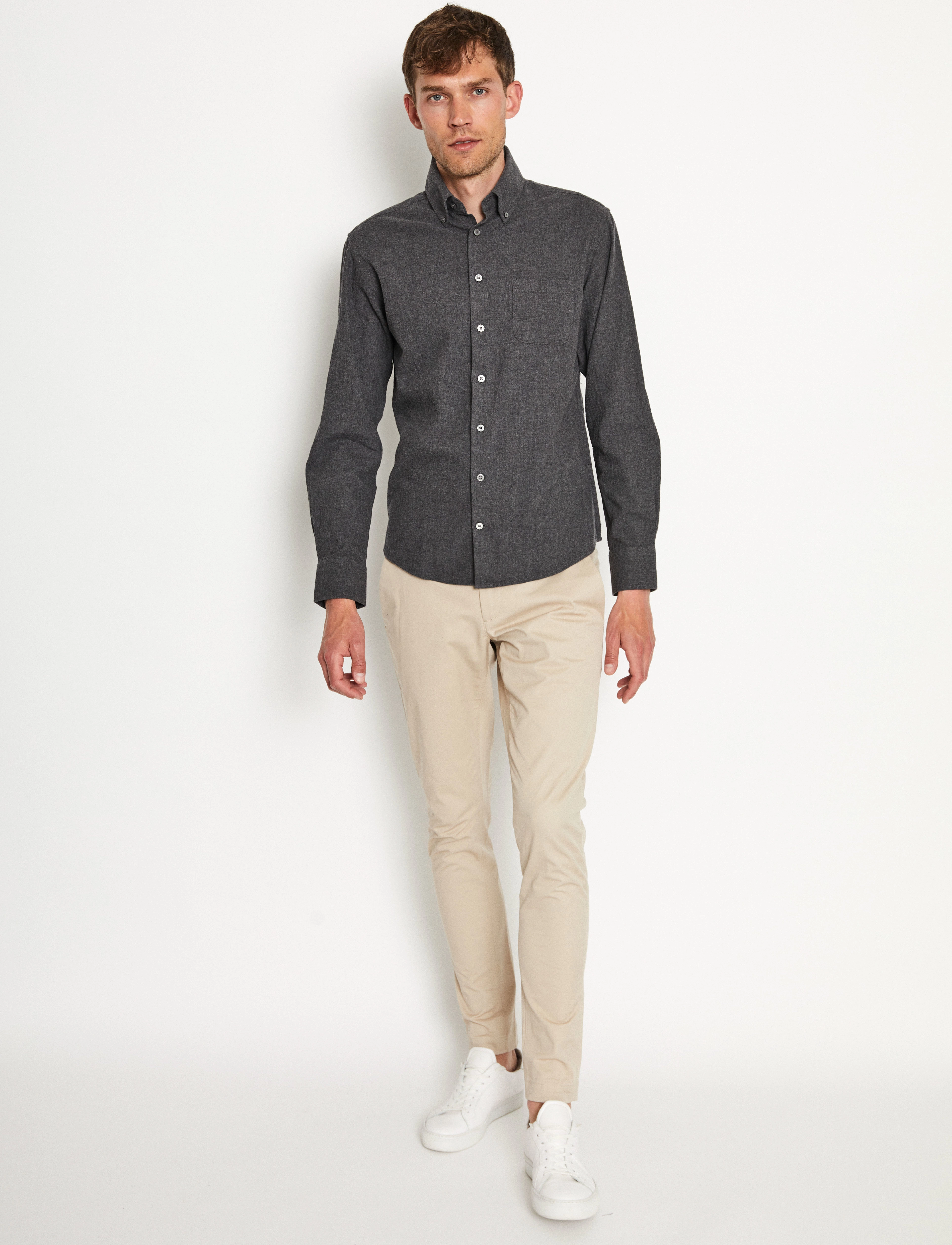 Bruun & Stengade - BS Floyd Casual Slim Fit Shirt - charcoal - 3
