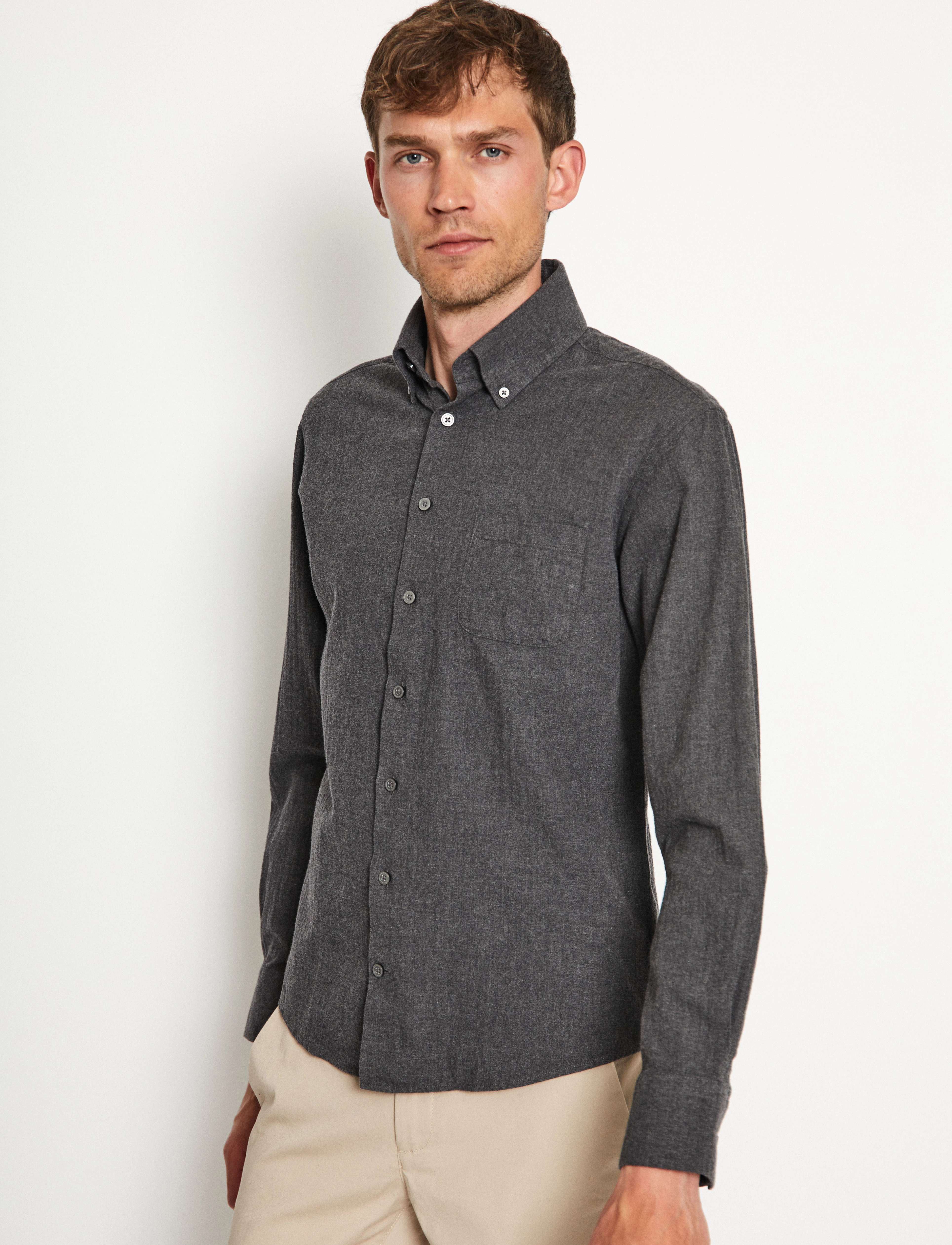 Bruun & Stengade - BS Floyd Casual Slim Fit Shirt - charcoal - 4