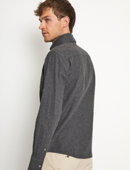 Bruun & Stengade - BS Floyd Casual Slim Fit Shirt - basic skjortor - charcoal - 7