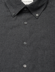 Bruun & Stengade - BS Floyd Casual Slim Fit Shirt - basic skjorter - charcoal - 9