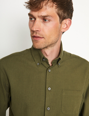 Bruun & Stengade - BS Floyd Casual Slim Fit Shirt - basic shirts - green - 8