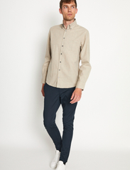Bruun & Stengade - BS Floyd Casual Slim Fit Shirt - basic skjorter - sand - 2