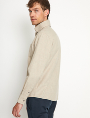 Bruun & Stengade - BS Floyd Casual Slim Fit Shirt - basic skjorter - sand - 8