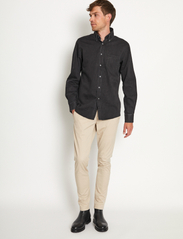 Bruun & Stengade - BS Middlecoff Casual Slim Fit Shirt - basic-hemden - black - 2