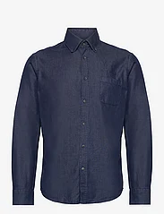 Bruun & Stengade - BS Middlecoff Casual Slim Fit Shirt - podstawowe koszulki - indigo - 0