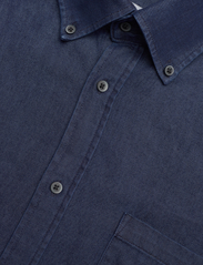 Bruun & Stengade - BS Middlecoff Casual Slim Fit Shirt - podstawowe koszulki - indigo - 8