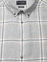 Bruun & Stengade - BS Norman Casual Modern Fit Shirt - checkered shirts - light grey - 2