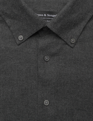 Bruun & Stengade - BS Cotton Casual Modern Fit Shirt - peruskauluspaidat - charcoal - 2
