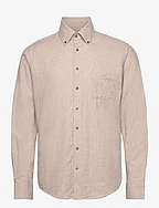 BS Cotton Casual Modern Fit Shirt - SAND