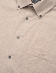 Bruun & Stengade - BS Cotton Casual Modern Fit Shirt - peruskauluspaidat - sand - 3