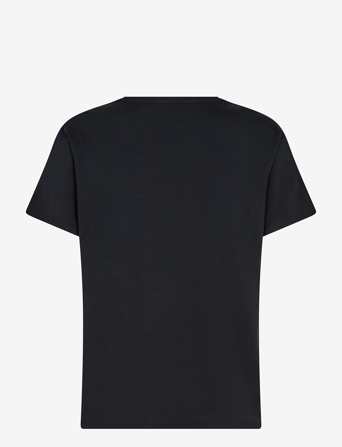 Bruun & Stengade - BS Adrianne Regular Fit T-Shirt - zemākās cenas - black - 1