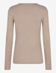 Bruun & Stengade - BS Aurelie Regular Fit T-Shirt - long-sleeved tops - brown - 1