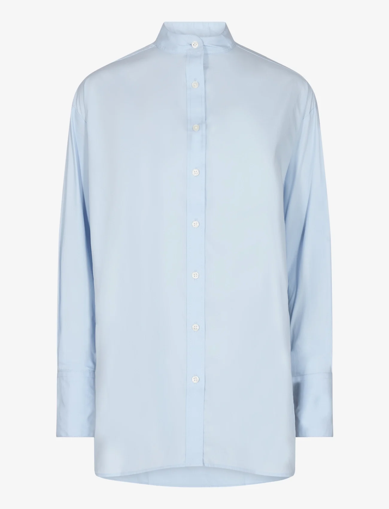 Bruun & Stengade - BS Bernadette Regular Fit Shirt - overhemden met lange mouwen - light blue - 0
