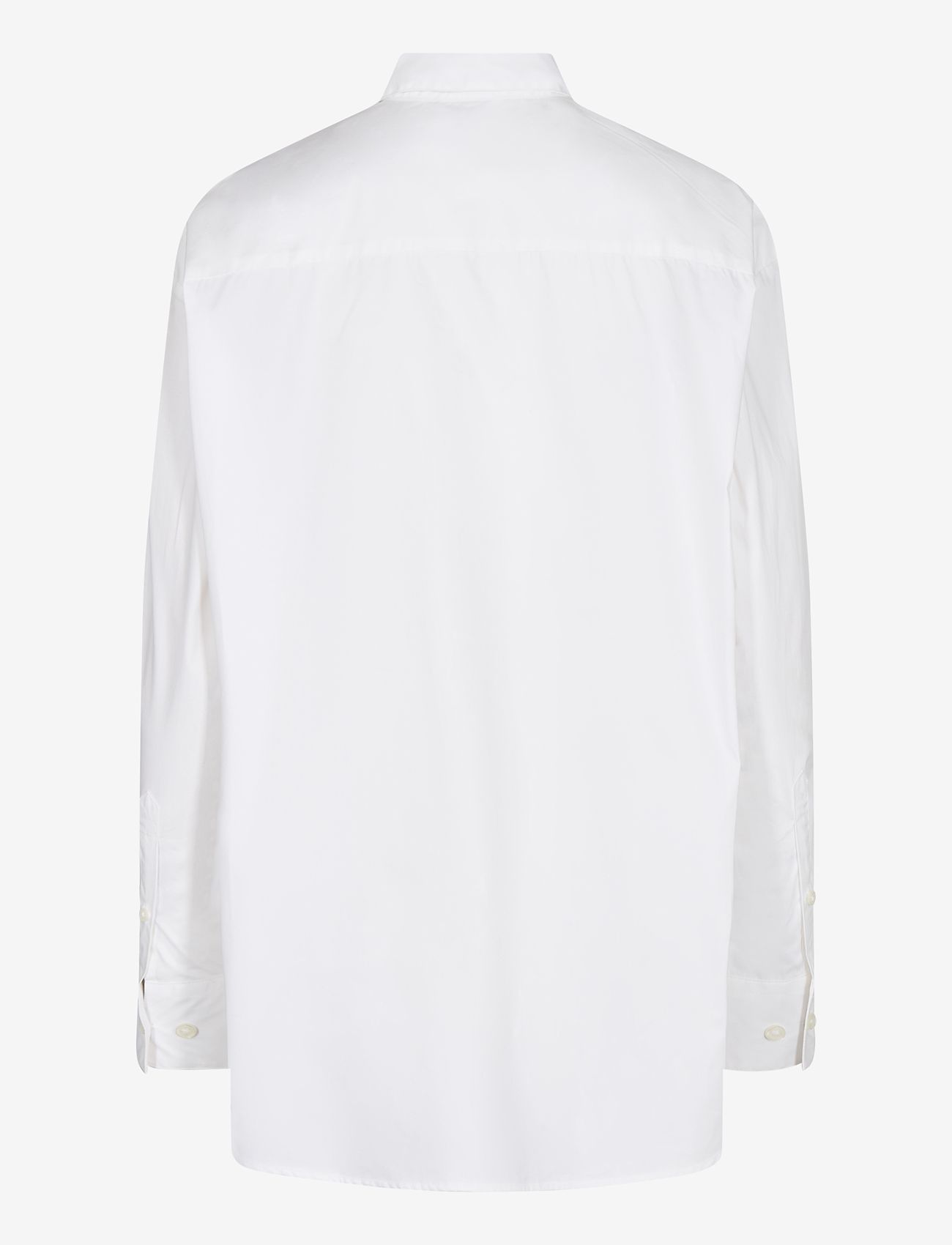 Bruun & Stengade - BS Clarisse Regular Fit Shirt - krekli ar garām piedurknēm - white - 1