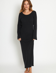 Bruun & Stengade - BS Blanche Regular Fit Dress - strikkede kjoler - black - 5