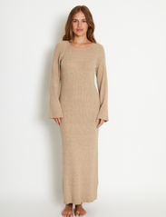 Bruun & Stengade - BS Blanche Regular Fit Dress - knitted dresses - sand - 2